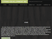 Tablet Screenshot of lotanodevelopment.com